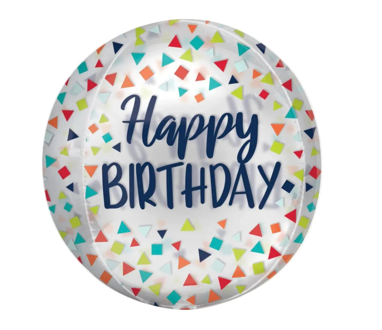 Anagram 15" Happy Birthday Confetti Orbz